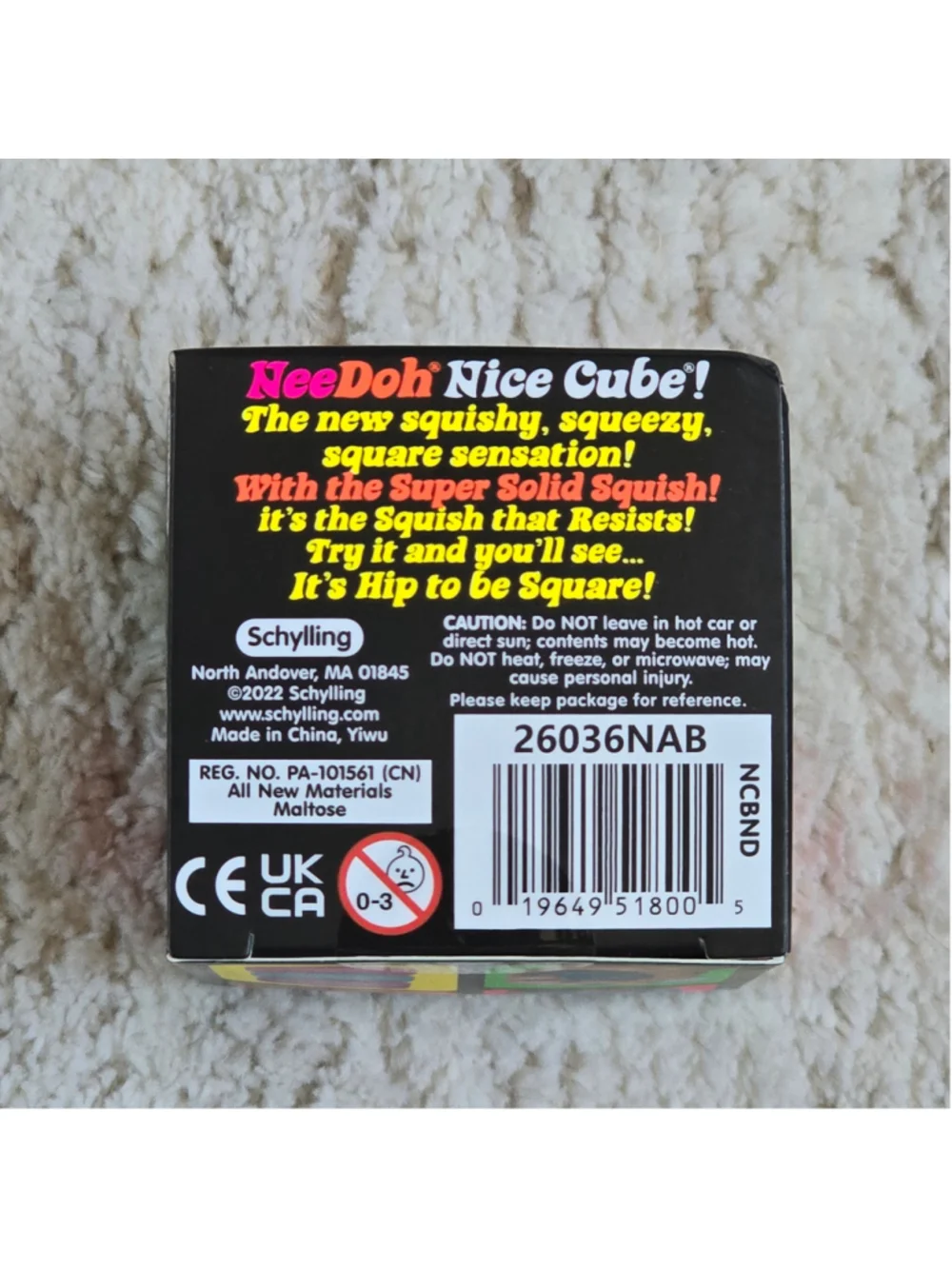 Authentic Schylling Nee Doh Nice Cube Toy One Size Pink